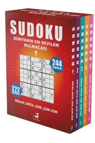 Sudoku 5 Kitap Set Sudoku 5 Kitap Set