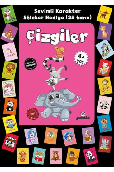 Stickerlı 4+ Yaş Çizgiler Stickerlı 4+ Yaş Çizgiler