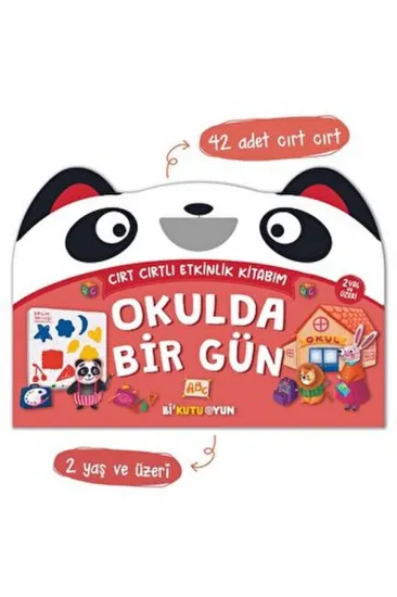Cırt Cırtlı Etkinlik Kitabım - Okulda Bir Gün (2+ Yaş) Cırt Cırtlı Etkinlik Kitabım - Okulda Bir Gün (2+ Yaş)
