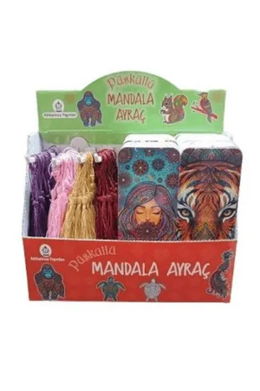 Püsküllü Mandala Ayraç Yetişkinler İçin (400'lü Set) Püsküllü Mandala Ayraç Yetişkinler İçin (400'lü Set)