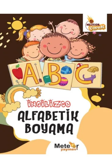 İngilizce Alfabetik Boyama Kitabı İngilizce Alfabetik Boyama Kitabı