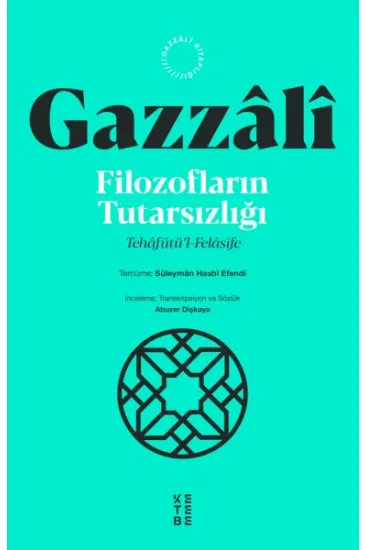 Filozofların Tutarsızlığı Filozofların Tutarsızlığı
