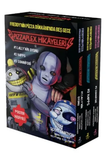 Pizzaplex'ten Hikayeler 3 Kitaplık Kutulu Set - Freddy'nin Pizza Dükkanı'nda Beş Gece Pizzaplex'ten Hikayeler 3 Kitaplık Kutulu Set - Freddy'nin Pizza Dükkanı'nda Beş Gece