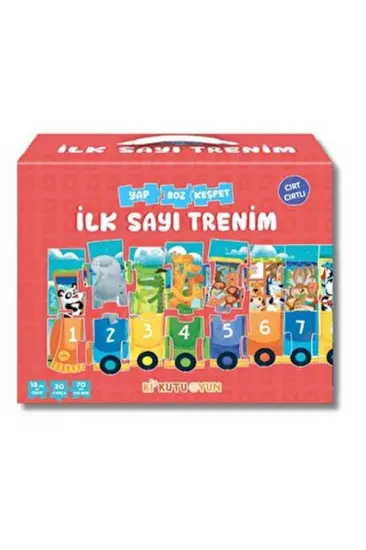 İlk Sayı Trenim - Cırt Cırtlı Yapboz ve Kitap Seti İlk Sayı Trenim - Cırt Cırtlı Yapboz ve Kitap Seti