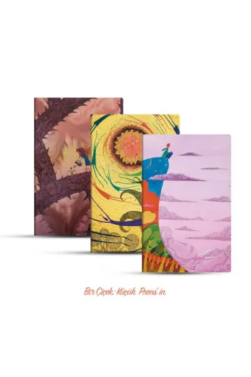 Üçlü Çizgisiz Defter Seti: Bir Çiçek: Küçük Prens’in Üçlü Çizgisiz Defter Seti: Bir Çiçek: Küçük Prens’in