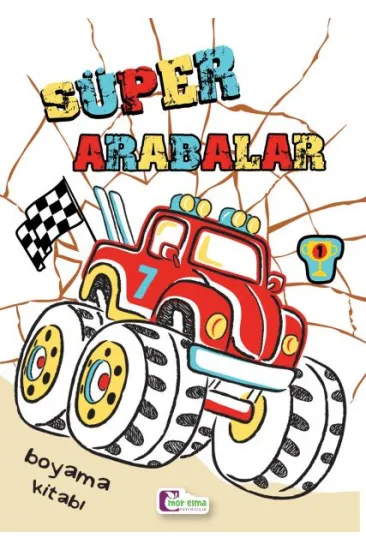 Süper Arabalar Boyama Kitabı Süper Arabalar Boyama Kitabı