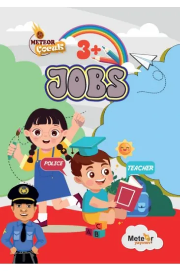 Jobs (Meslekler) Türkçe – İngilizce Boyama Kitabı