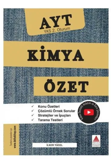 Delta Kültür YKS 2. Oturum Kimya Özet Delta Kültür YKS 2. Oturum Kimya Özet