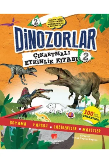 Dinozorlar Çıkartmalı Etkinlik Kitabı 2 Dinozorlar Çıkartmalı Etkinlik Kitabı 2