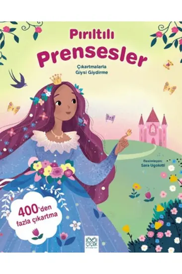 Pırıltılı Prensesler – Çıkartmalarla Giysi Giydirme Pırıltılı Prensesler – Çıkartmalarla Giysi Giydirme