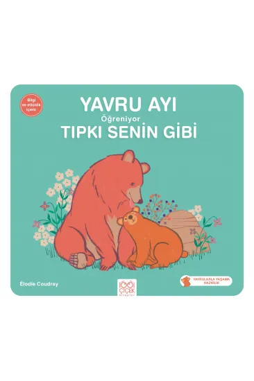 Yavru Ayı Öğreniyor Tıpkı Senin Gibi