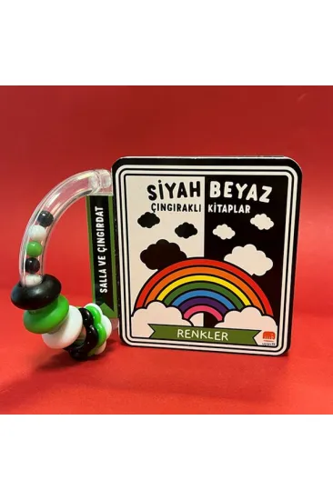 Siyah Beyaz Çıngıraklı Kitaplar Renkler Siyah Beyaz Çıngıraklı Kitaplar Renkler