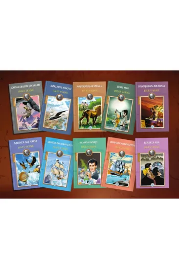 Jules Verne Serisi 10 Kitap Set Jules Verne Serisi 10 Kitap Set