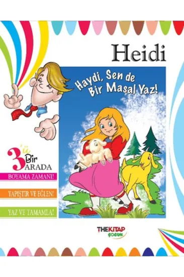 Heidi (Üçü Bir Arada Etkinlik Kitabı)