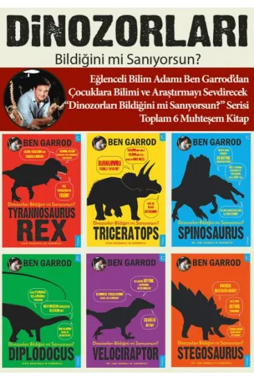 Dinozorları Bildiğini mi Sanıyorsun? (6 Kitaplık Set) Dinozorları Bildiğini mi Sanıyorsun? (6 Kitaplık Set)