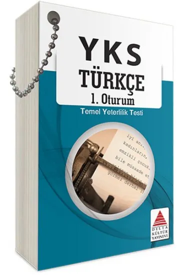 Delta Kültür YKS 1. Oturum Türkçe Kartları (TYT) Delta Kültür YKS 1. Oturum Türkçe Kartları (TYT)