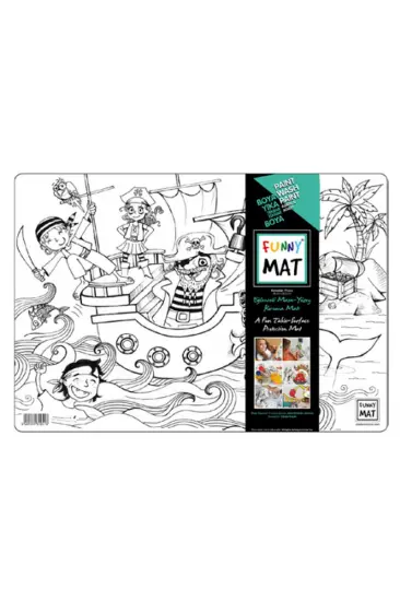 Funny Mat- Korsanlar - 33,5x48cm Funny Mat- Korsanlar - 33,5x48cm