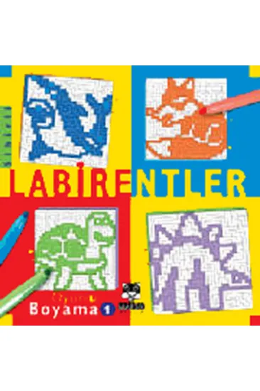 Marsık Labirentler-Oyunlu Boyama Marsık Labirentler-Oyunlu Boyama