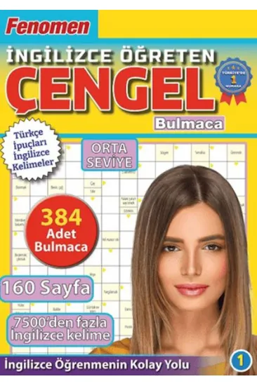 Fenomen İngilizce Öğreten Çengel Bulmaca Orta Seviye-1 Fenomen İngilizce Öğreten Çengel Bulmaca Orta Seviye-1
