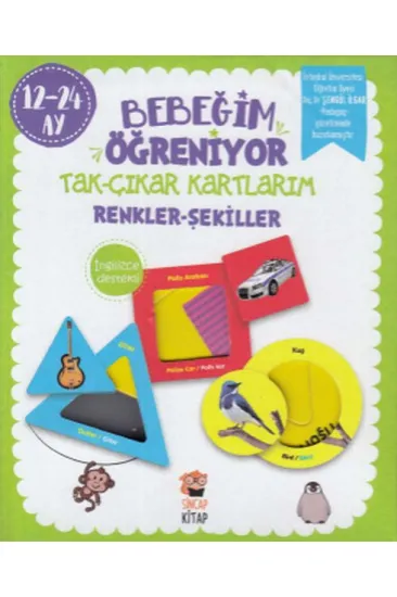 Bebeğim Öğreniyor - Tak Çıkar Kartlarım (12-24 Ay)