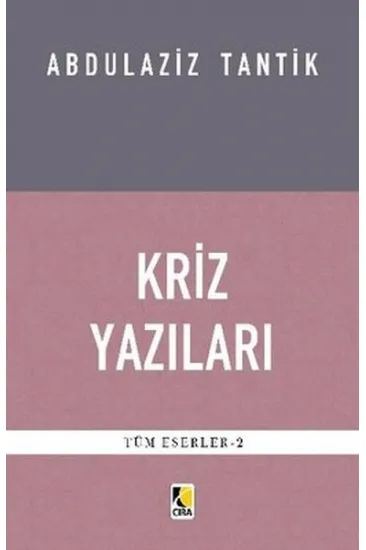 Kriz Yazıları Kriz Yazıları