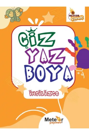 Çiz Yaz Boya İngilizce Boyama Kitabı Çiz Yaz Boya İngilizce Boyama Kitabı
