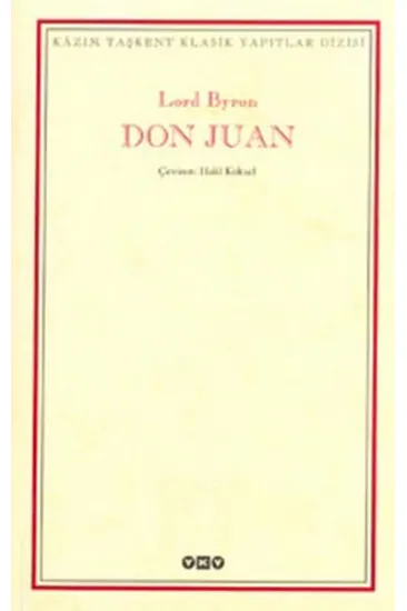 Don Juan (Ciltli) Don Juan (Ciltli)
