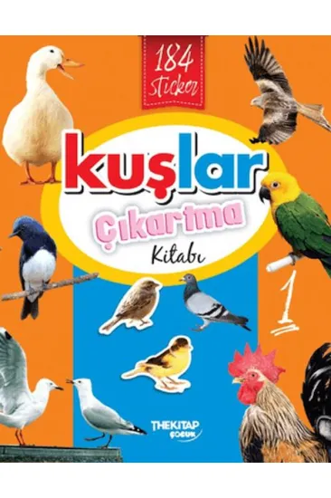 Kuşlar Çıkartma Kitabı - 1 Kuşlar Çıkartma Kitabı - 1