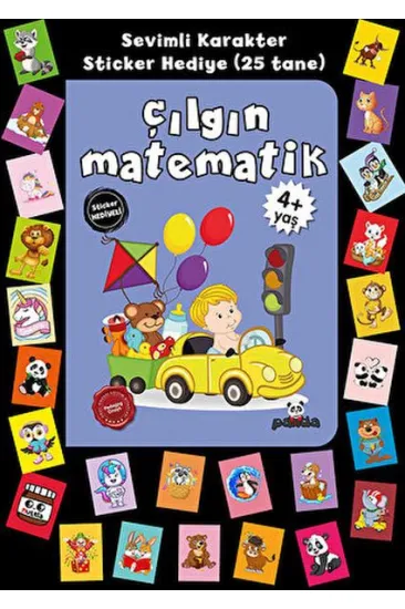 Stickerlı 4+ Yaş Çılgın Matematik Stickerlı 4+ Yaş Çılgın Matematik