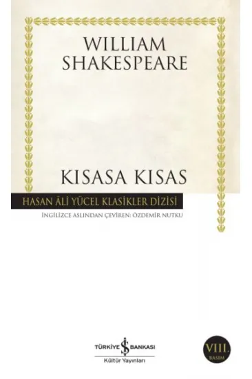 Kısasa Kısas - Hasan Ali Yücel Klasikleri Kısasa Kısas - Hasan Ali Yücel Klasikleri