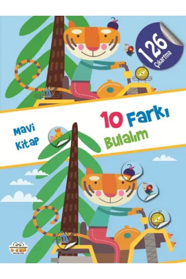 10 Farkı Bulalım -Mavi Kitap 10 Farkı Bulalım -Mavi Kitap