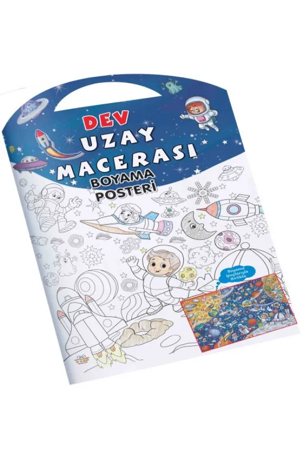 Uzay Macerası Dev Boyama Posteri Uzay Macerası Dev Boyama Posteri