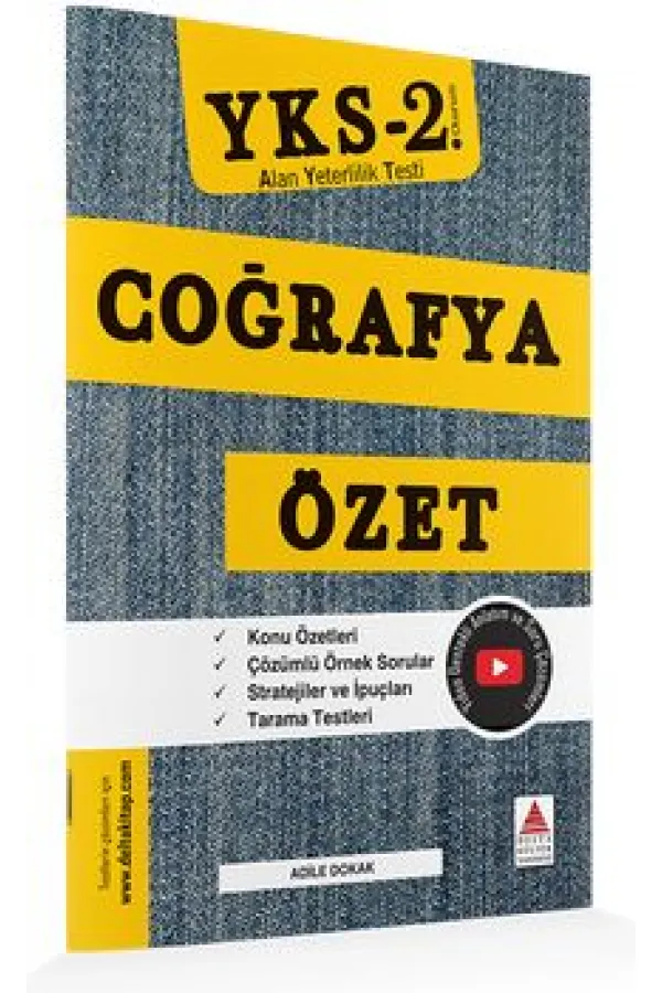 Delta Kültür YKS 2. Oturum Coğrafya Özet Delta Kültür YKS 2. Oturum Coğrafya Özet