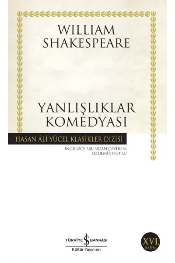 Yanlışlıklar Komedyası - Hasan Ali Yücel Klasikleri Yanlışlıklar Komedyası - Hasan Ali Yücel Klasikleri