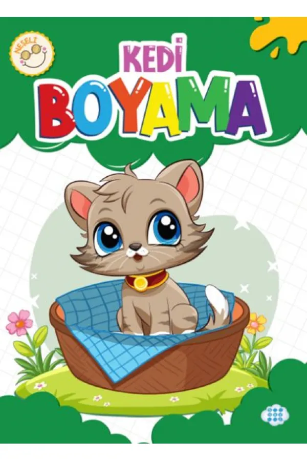 Neşeli Kedi Boyama Neşeli Kedi Boyama