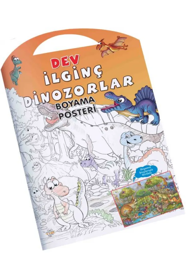 İlginç Dinozorlar Dev Boyama Posteri İlginç Dinozorlar Dev Boyama Posteri