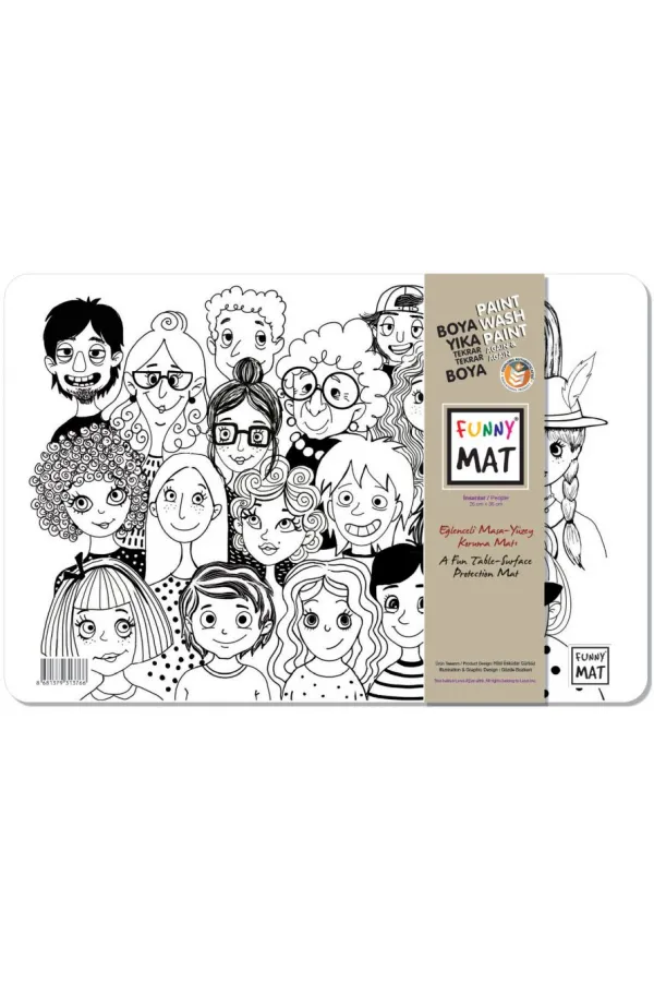 Funny Mat İnsanlar / People 25 x 35 cm