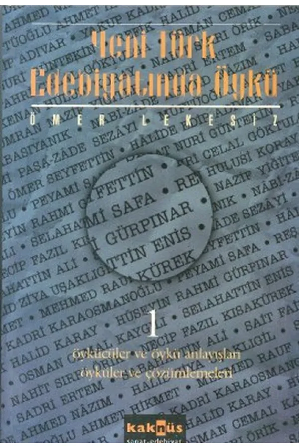 Yeni Türk Edebiyatında Öykü  1