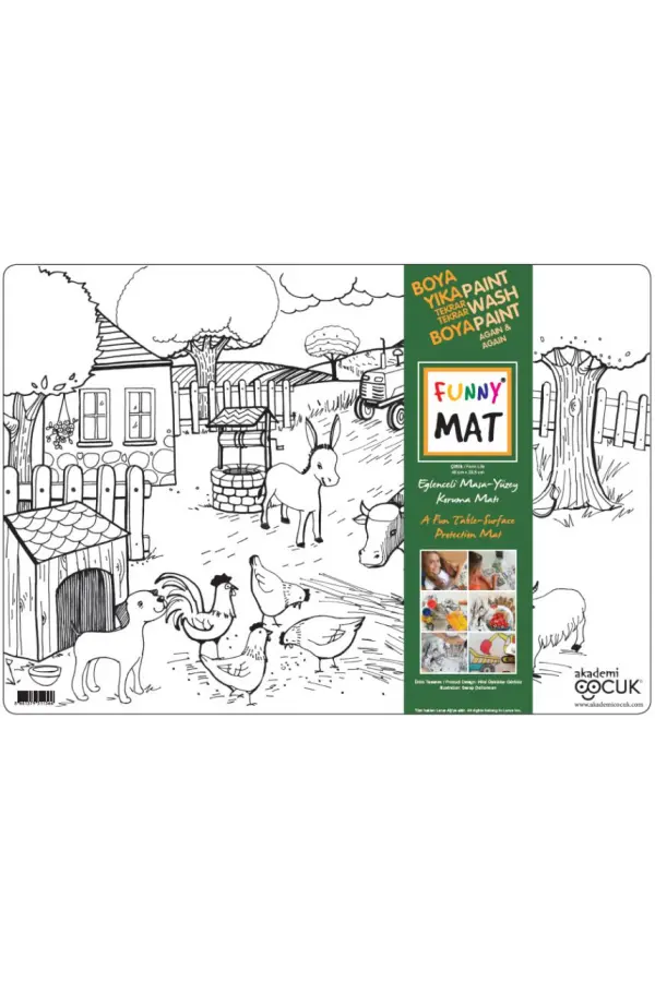 Funny Mat - Çiftlik - 33,5x48cm Funny Mat - Çiftlik - 33,5x48cm