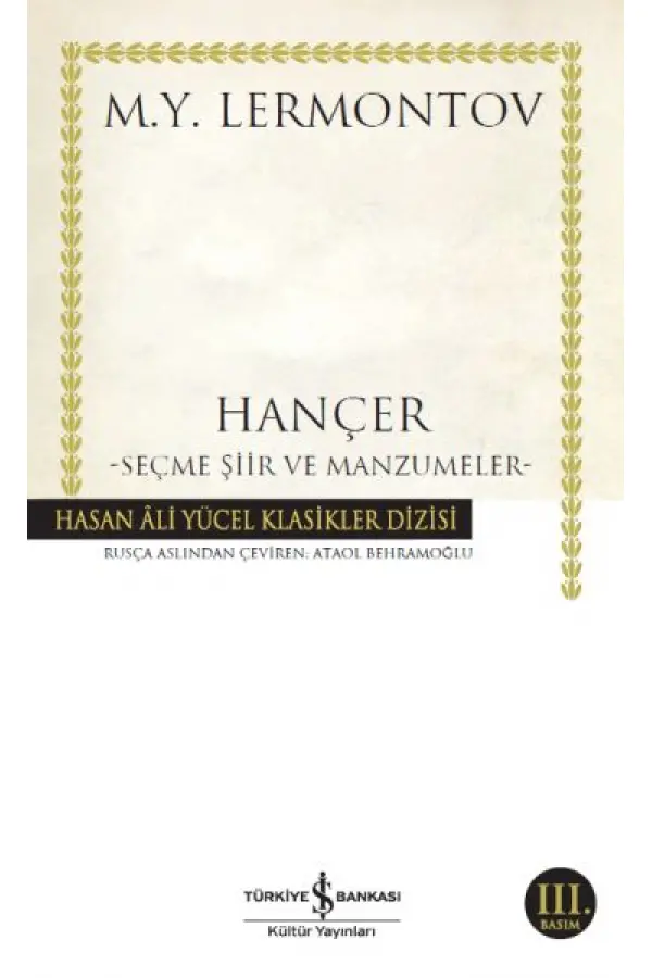 Hançer - Hasan Ali Yücel Klasikleri Hançer - Hasan Ali Yücel Klasikleri