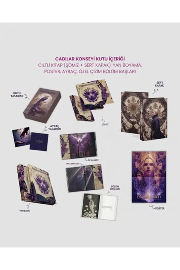 Cadılar Konseyi Ciltli Kutulu Cadılar Konseyi Ciltli Kutulu