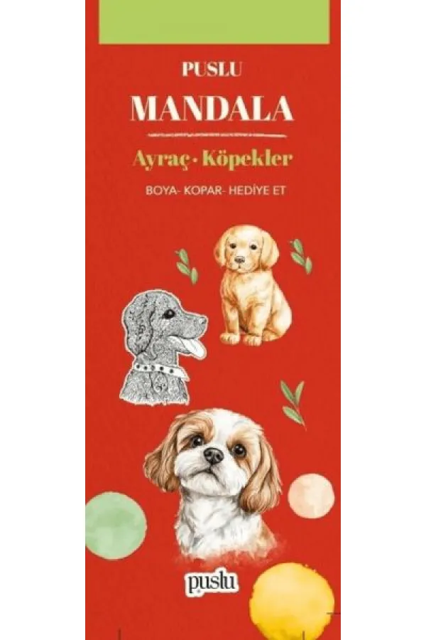 Mandala Ayraç - Köpekler Mandala Ayraç - Köpekler