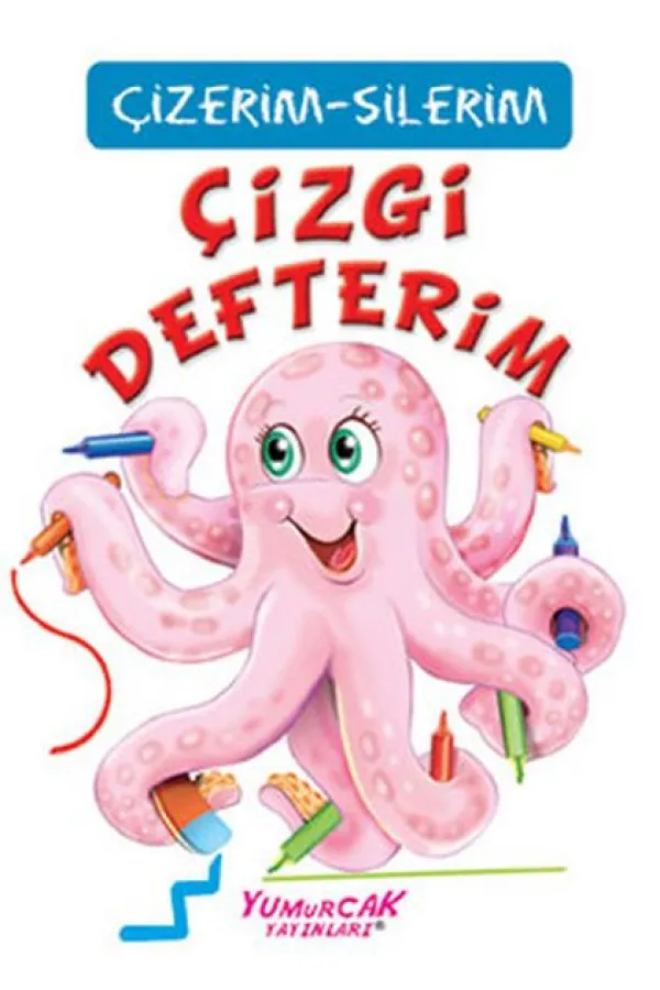 Çizgi Defterim (Çizerim-Silerim) - Kalem Hediyeli Çizgi Defterim (Çizerim-Silerim) - Kalem Hediyeli