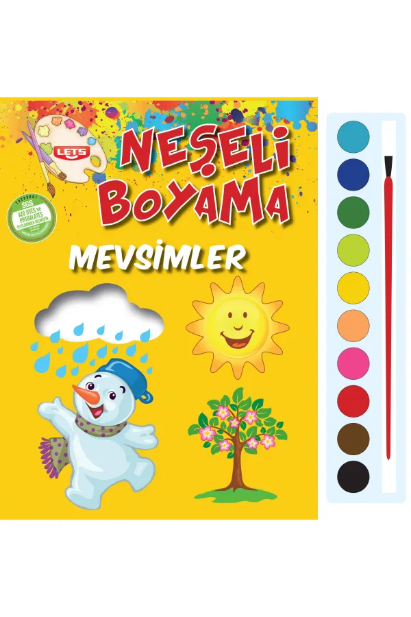 Neşeli Boyama - Mevsimler