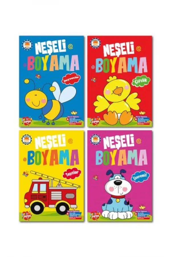 Neşeli Boyama 10 Set +1 Set (44 Kitap) Neşeli Boyama 10 Set +1 Set (44 Kitap)