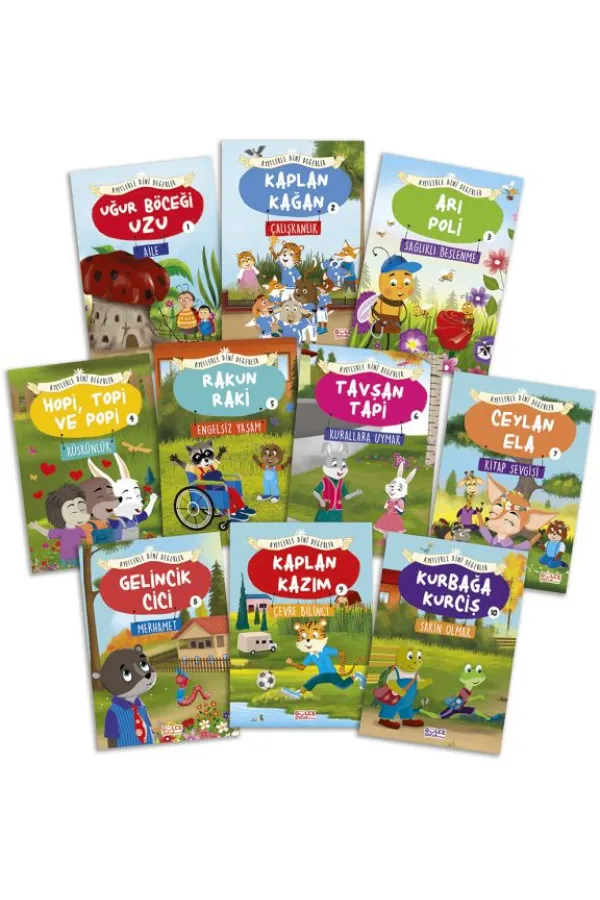 Ayetlerle Dini Değerler Set (10 Kitap) Ayetlerle Dini Değerler Set (10 Kitap)
