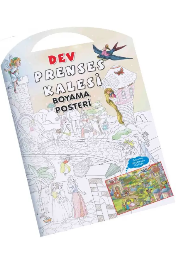 Prenses Kalesi Dev Boyama Posteri Prenses Kalesi Dev Boyama Posteri