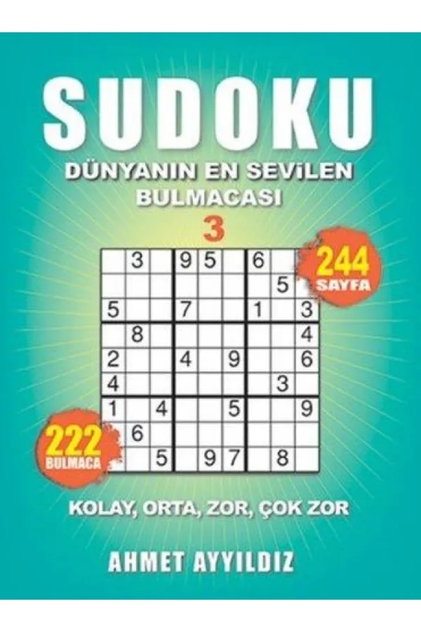 Sudoku Dünyanın En Sevilen Bulmacası 3 Sudoku Dünyanın En Sevilen Bulmacası 3