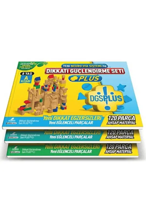 Dikkati Güçlendirme Seti Plus 8 Yaş Kitap