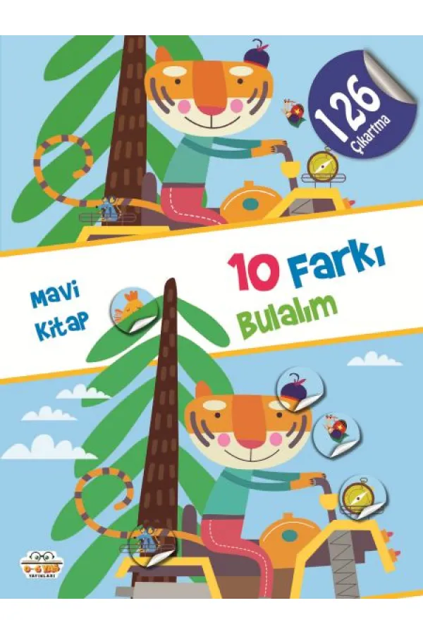10 Farkı Bulalım -Mavi Kitap 10 Farkı Bulalım -Mavi Kitap